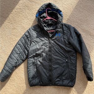 Under Armour Black Jacket with Yellow Tag